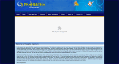 Desktop Screenshot of praneethaaquariums.com